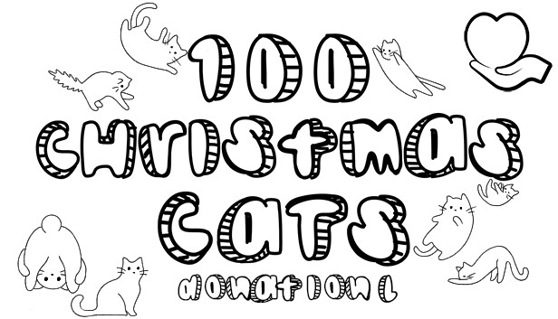 100 Christmas Cats - Donation L