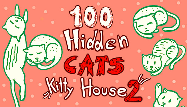 100 hidden Cats : Kitty House 2