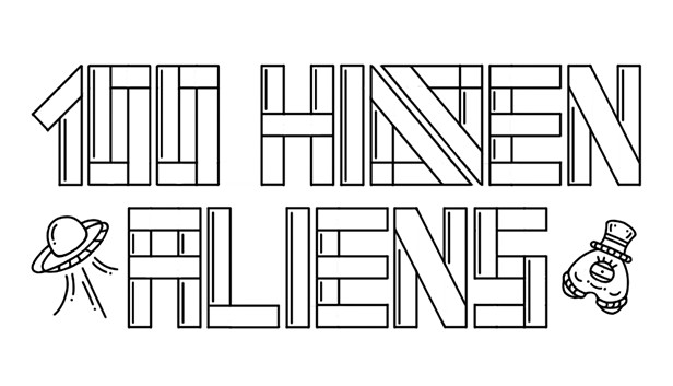 100 hidden aliens