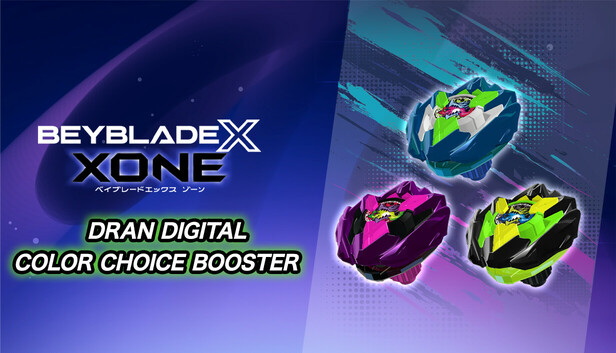 "BEYBLADE X XONE" DRAN DIGITAL COLOR CHOICE BOOSTER