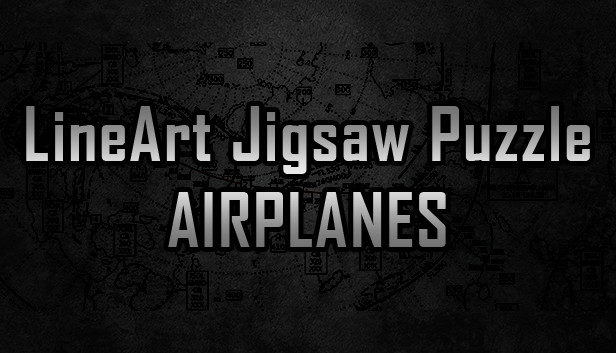 LineArt Jigsaw Puzzle - Airplanes