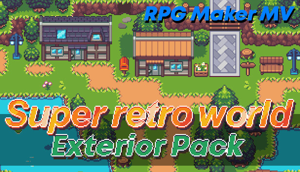 RPG Maker MV - Super Retro World - Exterior Pack