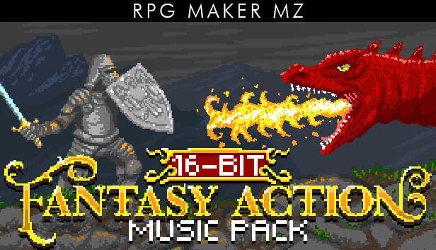 RPG Maker MZ - 16 Bit Fantasy Action Music Pack
