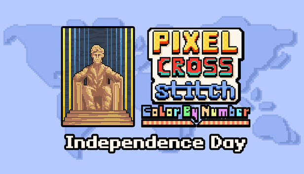 Pixel Cross Stitch - Independence Day Pack