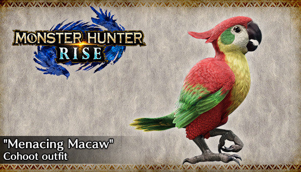 MONSTER HUNTER RISE - Strój hukacza „Groźna ara”