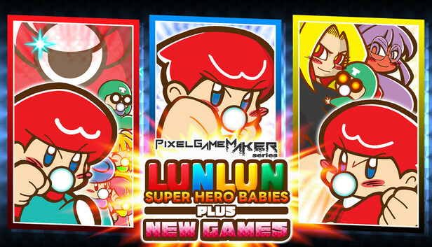 Pixel Game Maker Series LUNLUN SUPER HERO BABIES PLUS NEWGAMES