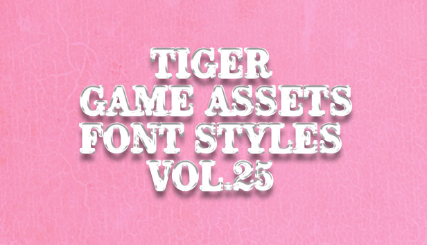 TIGER GAME ASSETS FONT STYLES VOL.25