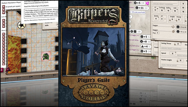 Fantasy Grounds - Savage Worlds - Rippers Resurrected: Player's Guide