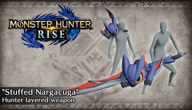 Monster Hunter Rise - Broń warstwowa łowcy „Wypchany Nargacuga” (miecz długi)
