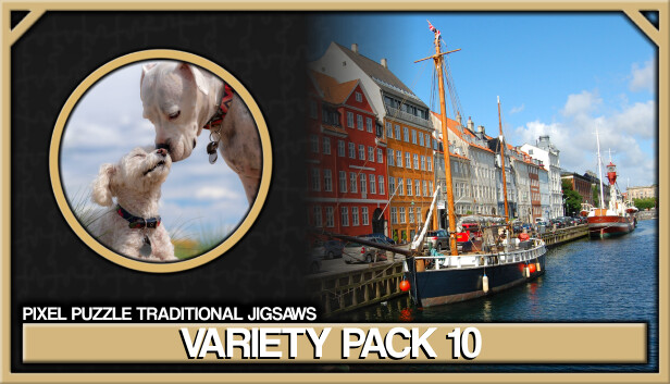 Pixel Puzzles Traditional Jigsaws Pack: Variety Pack 10
