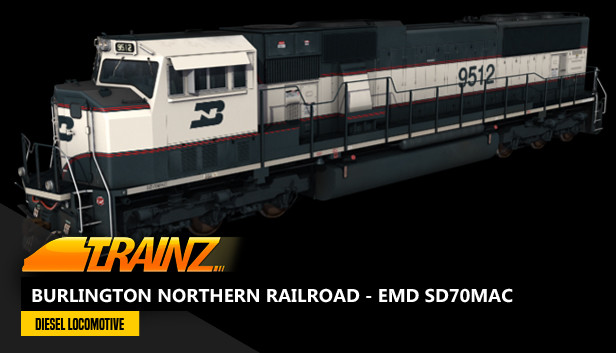 Trainz Plus DLC - Burlington Northern Railroad - EMD SD70MAC