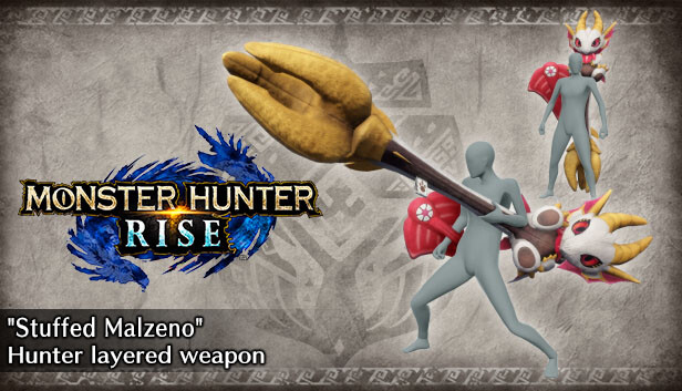 Monster Hunter Rise - Broń warstwowa łowcy „Wypchany Malzeno” (lanca)