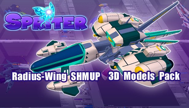 Radius-Wing SHMUP 3d Models