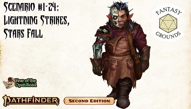 Fantasy Grounds - Pathfinder 2 RPG - Pathfinder Society Scenario #1-24: Lightning Strikes, Stars Fall