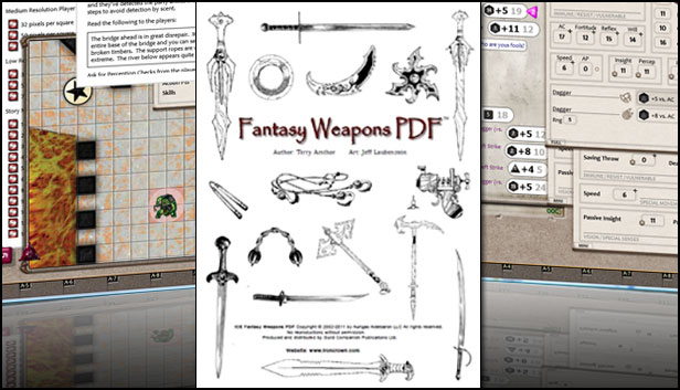 Fantasy Grounds - Rolemaster Classic: Fantasy Weapons