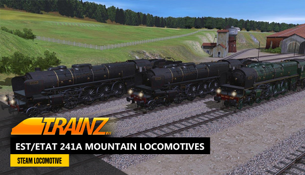 Trainz 2022 DLC - Est/Etat 241A Mountain Locomotives