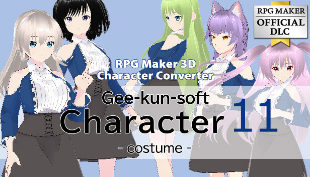 RPG Maker 3D Character Converter - Gee-kun-soft character 11 costume