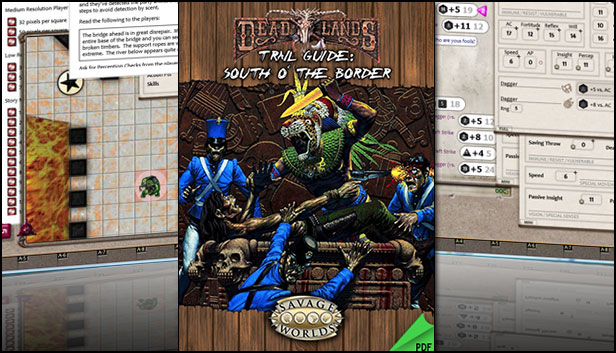Fantasy Grounds - Deadlands: South 'o The Border Trail Guide