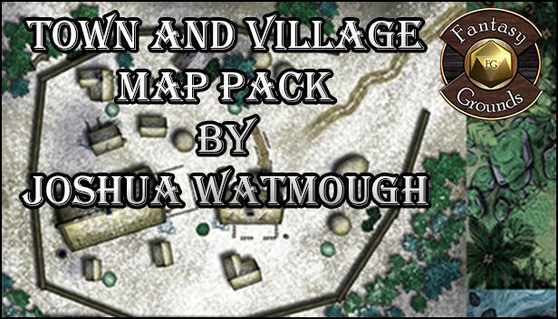 Fantasy Grounds - Town and Village Map Pack by Joshua Watmough (Map Pack)
