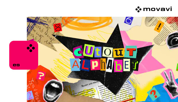 Movavi Video Editor 2024 - Cutout Alphabet Pack