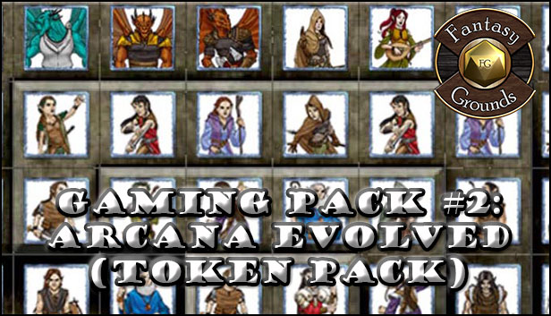 Fantasy Grounds - Gaming Pack #2: Arcana Evolved (Token Pack)