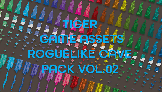TIGER GAME ASSETS ROGUELIKE CAVE PACK VOL.02