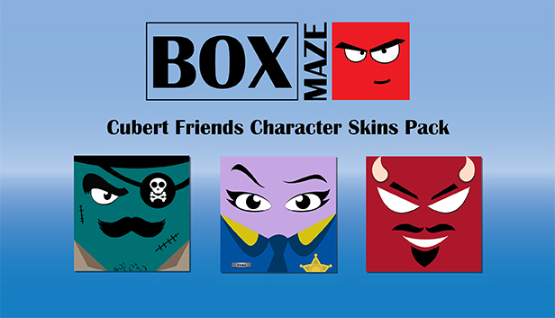 Box Maze - Cubert Friends Skins Pack