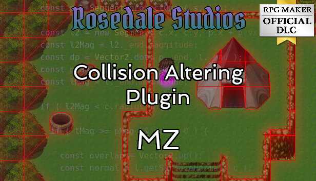 RPG Maker MZ - Rosedale Collision Altering Plugin
