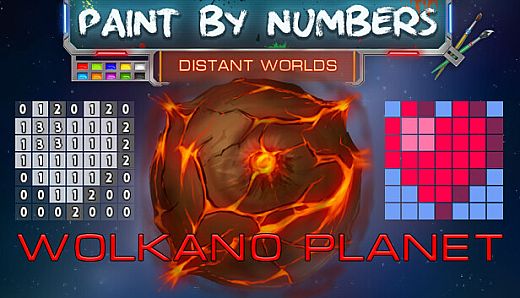 Paint By Numbers - Wolkano Planet