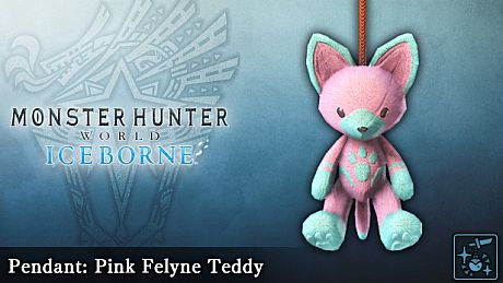 Monster Hunter World: Iceborne - Pendant: Pink Felyne Teddy DLC