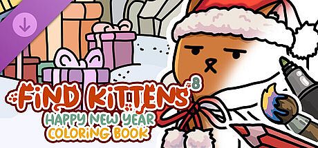 FIND KITTENS 8: Happy New Year - Coloring Book DLC