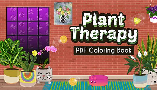 Plant Therapy Coloring Book