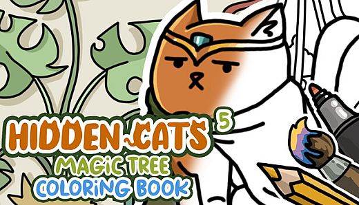 HIDDEN CATS 5: Magic Tree - Coloring Book