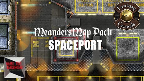 Fantasy Grounds - Meanders Map Pack: Spaceport (Map Pack) DLC