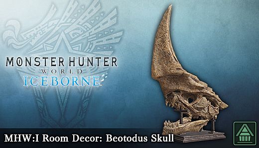 Monster Hunter World: Iceborne - MHW:I Room Decor: Beotodus Skull