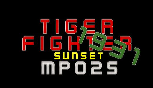 Tiger Fighter 1931 Sunset MP025