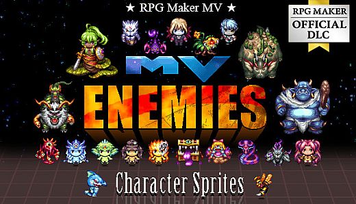 RPG Maker MV - MV Enemies - character sprites