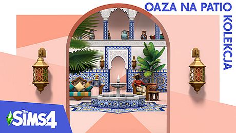 The Sims 4 Courtyard Oasis Kit DLC