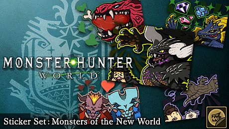 Monster Hunter: World - Sticker Set: Monsters of the New World DLC