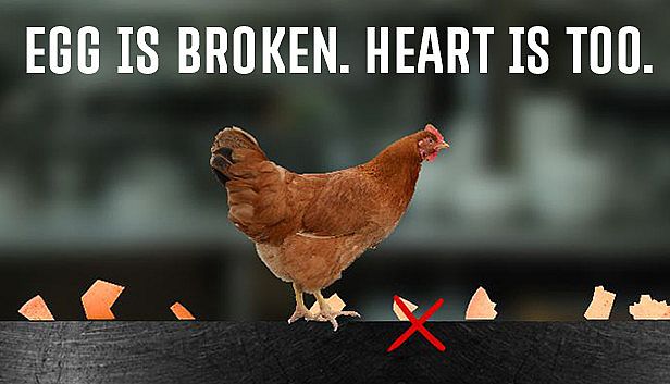 Buy egg is broken. heart is too.