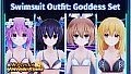 Neptunia Virtual Stars - Swimsuit Outfit: Goddess Set