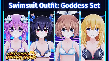 Neptunia Virtual Stars - Swimsuit Outfit: Goddess Set DLC