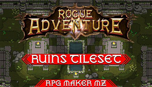 RPG Maker MZ - Rogue Adventure - Ruins Tileset