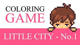 Coloring Game: Little City - No.1