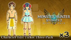Monster Hunter Stories 2: Wings of Ruin - Character Edit Ticket Three-Pack