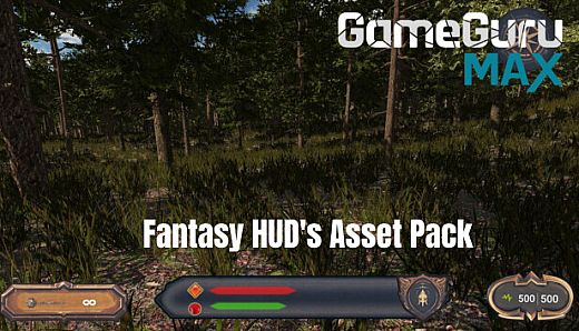GameGuru MAX Fantasy Asset Pack - HUD's