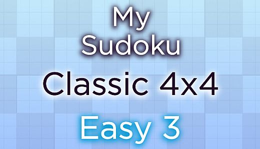 My Sudoku - Classic 4x4 Easy 3