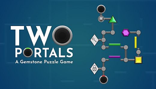 Two Portals - A Gemstone Puzzle Game