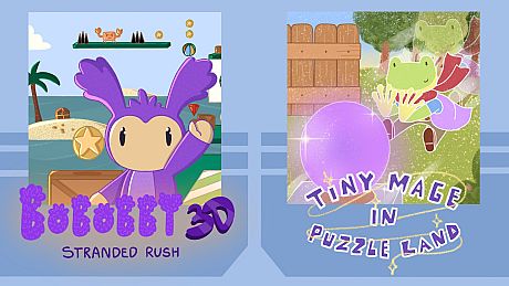 Bobobby 3D: Stranded Rush / Tiny Mage in Puzzle Land (Bundle) Game