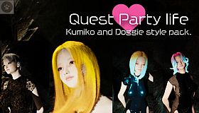 Quest Party Life - Kumiko and Doggie style pack.